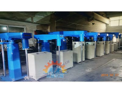 分散機(jī)完成，交付使用